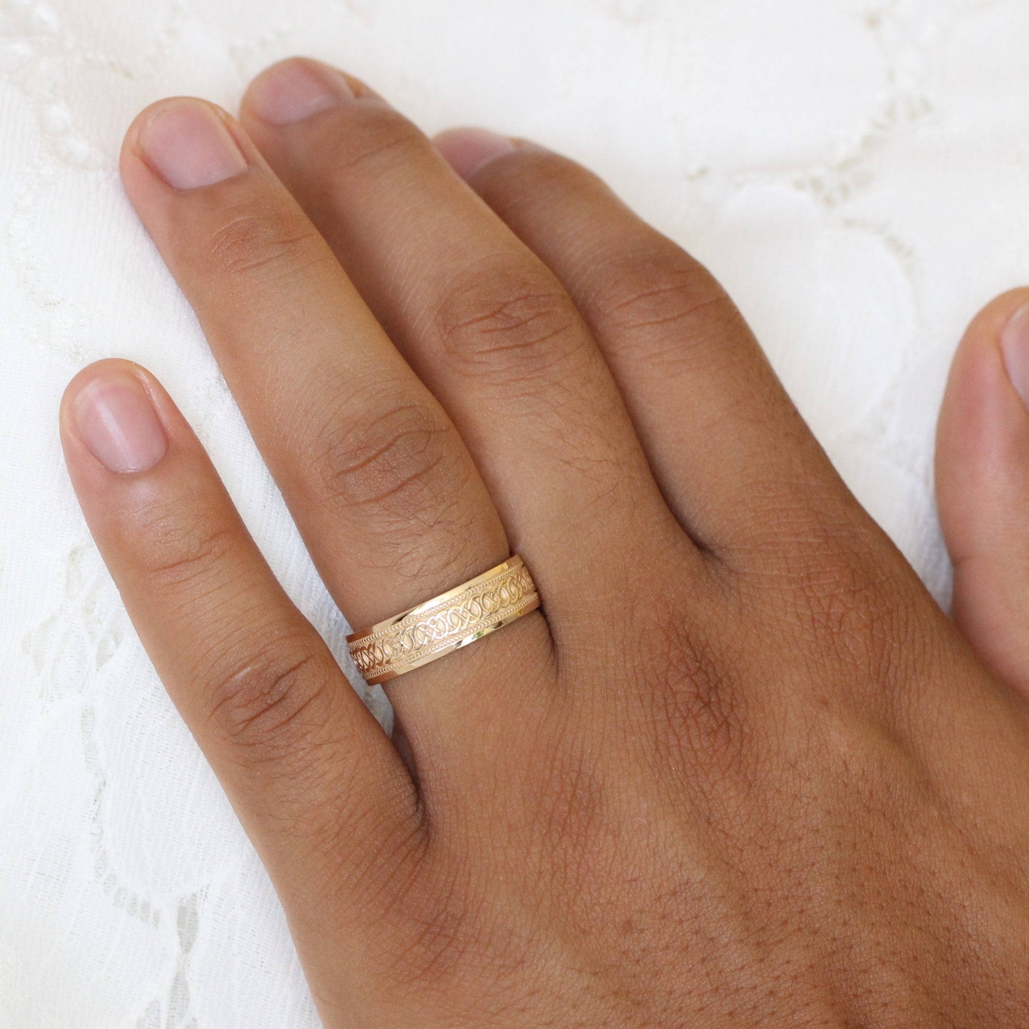 Yellow gold shop wedding bands