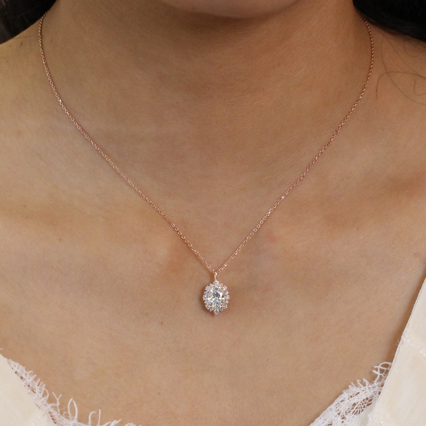 Rose Gold Single Chain Necklace