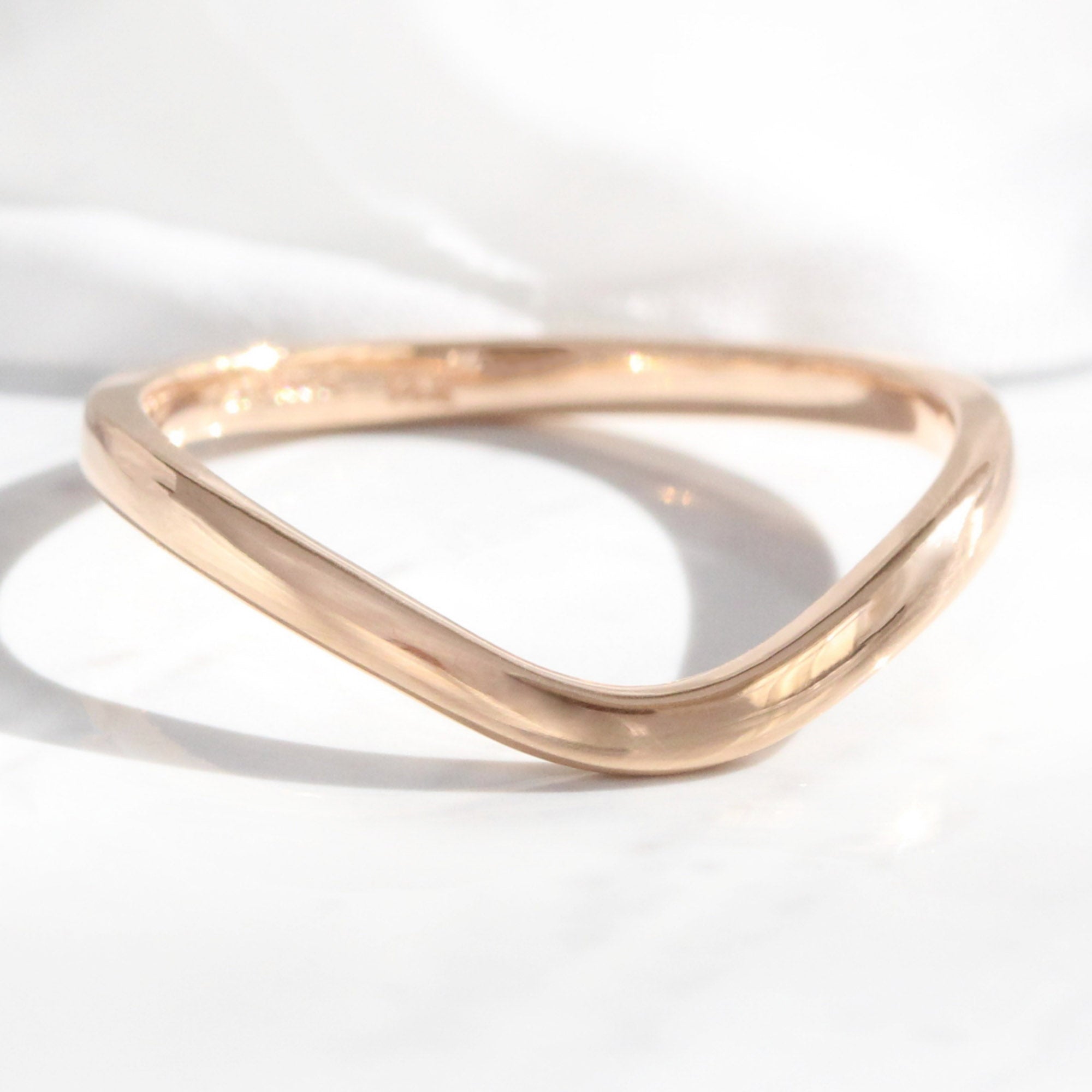 Plain Rose Gold hotsell Ring Simple Gold Wedding Band Plain Polished Band Anniversary Gift