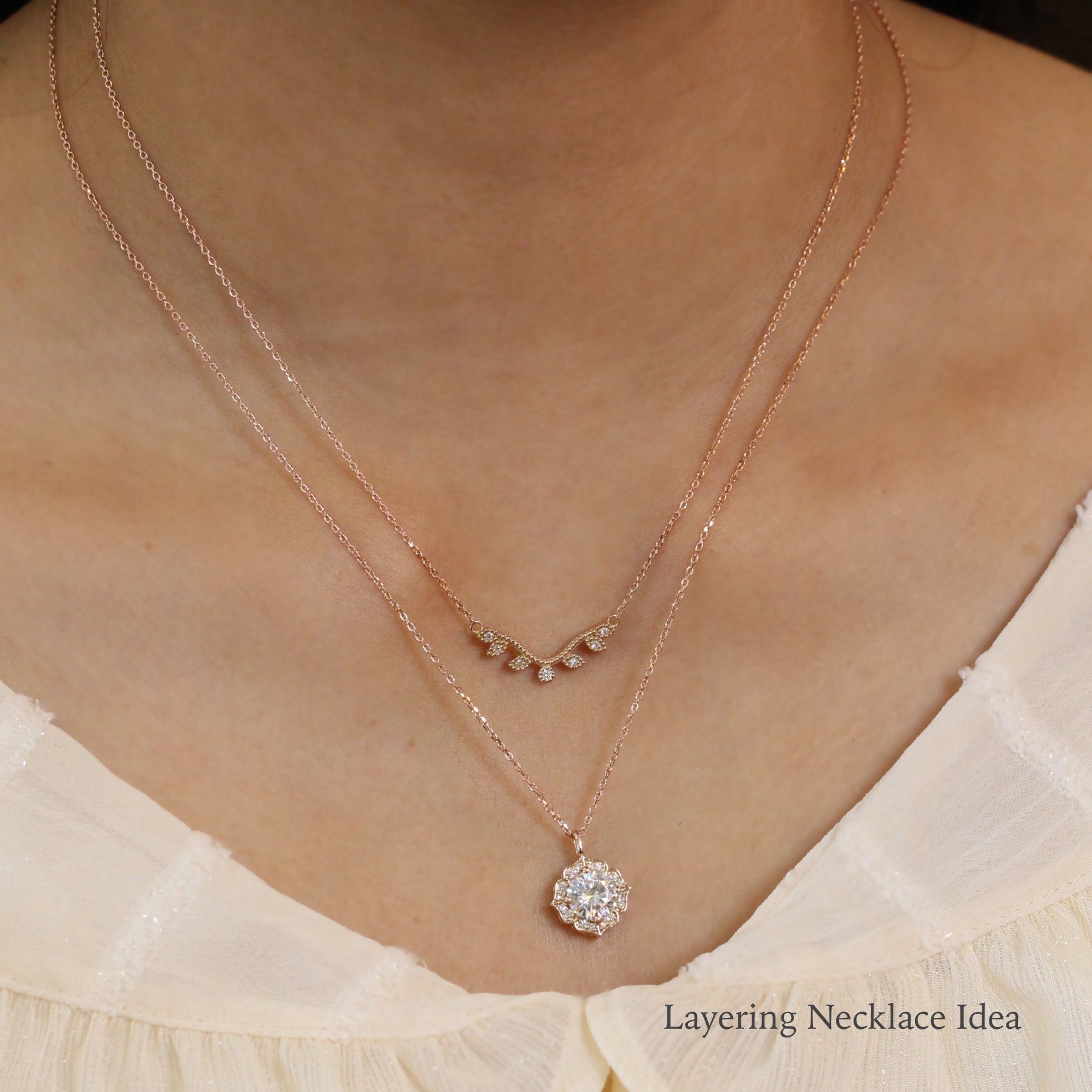 Layering necklaces, layered necklaces La More Design Jewelry