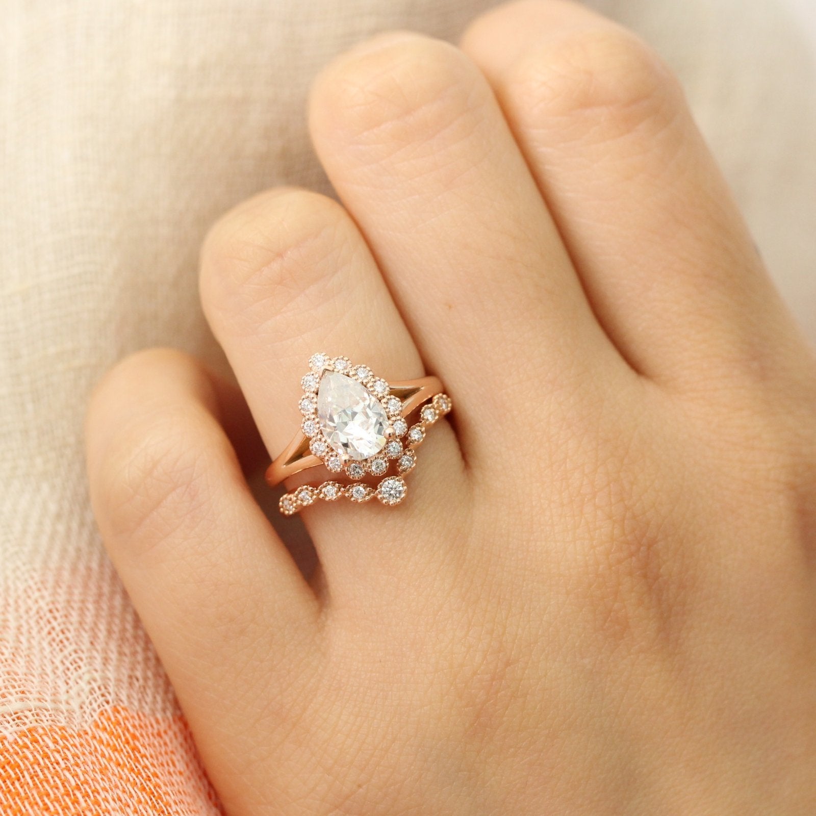 One Carat Salt and Pepper Diamond Solitaire Ring Rose Gold Low Setting | La  More Design