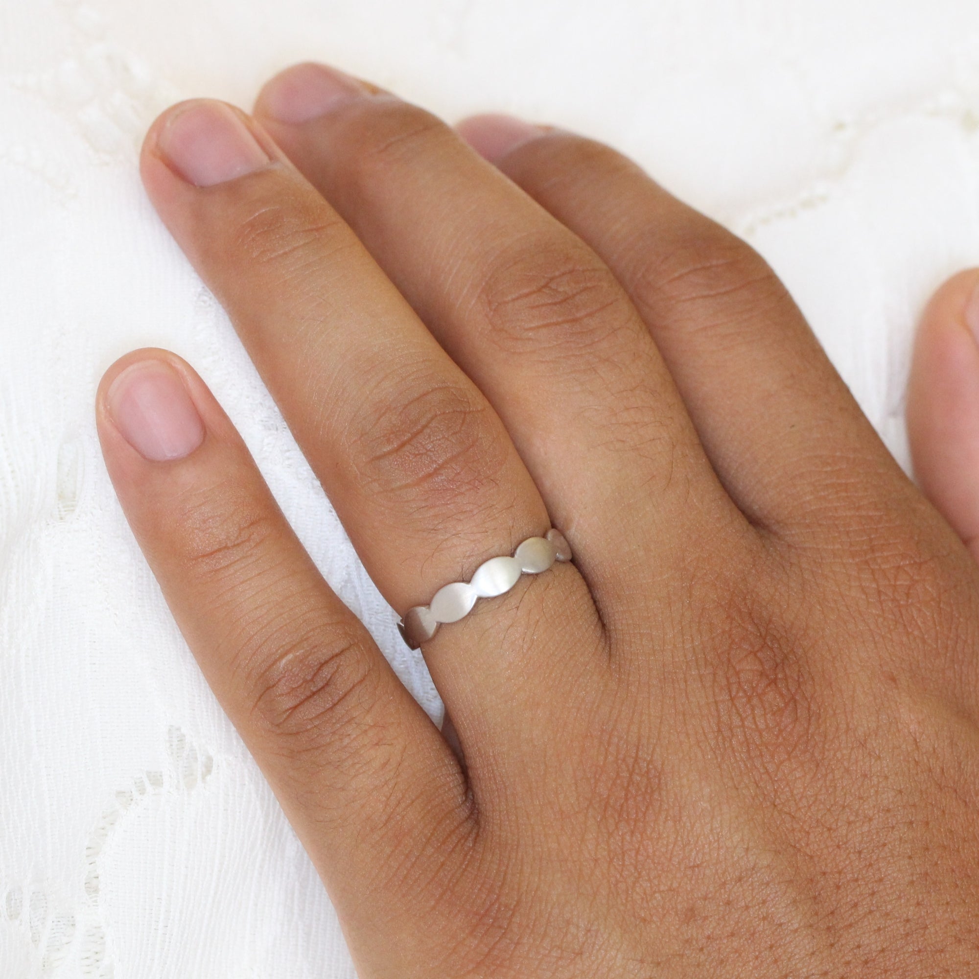 Thin Wedding Band for Her for Him- Classic Band- Solid Gold Wedding Band 14K - Stackable Ring Rose Gold