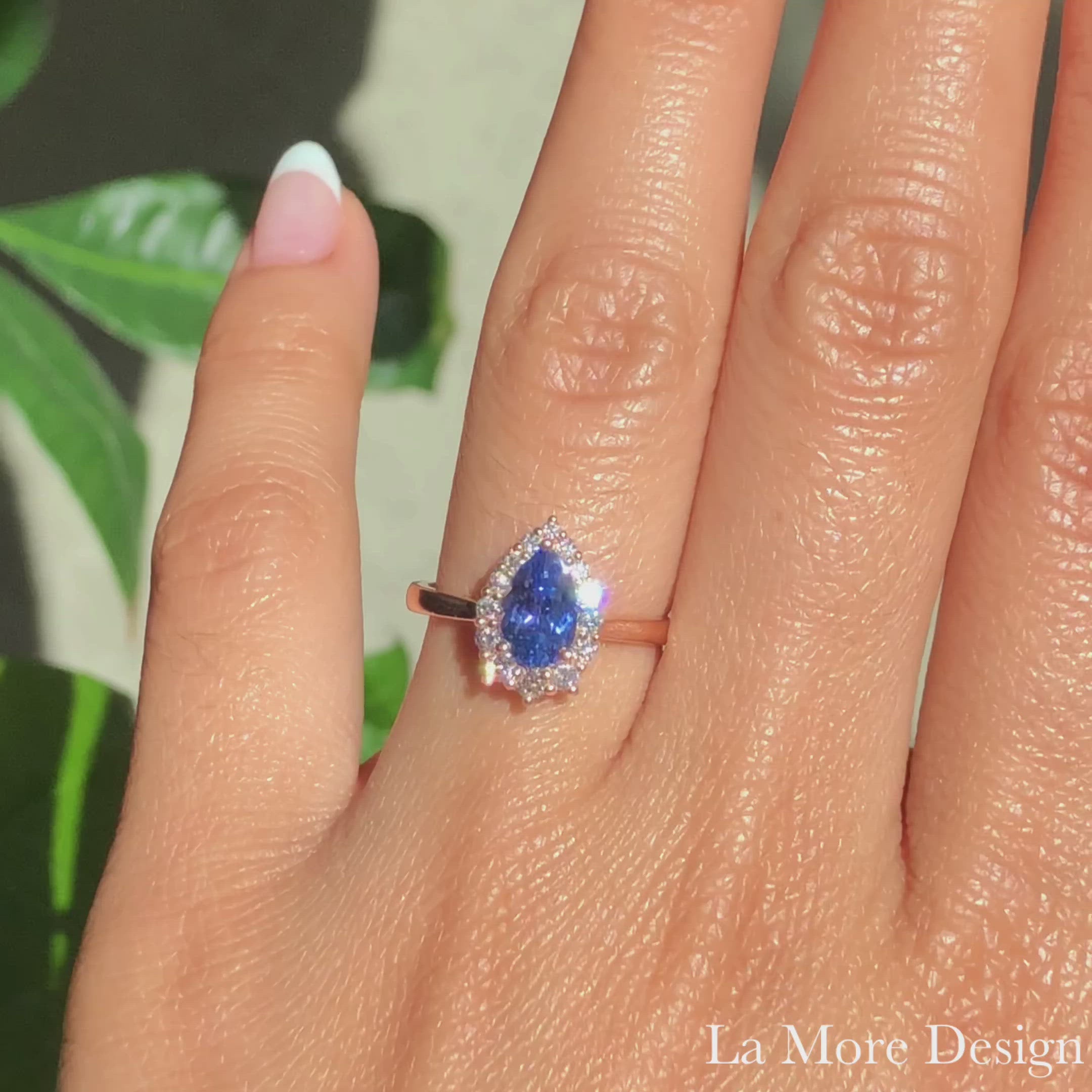 Blue clearance sapphire finger