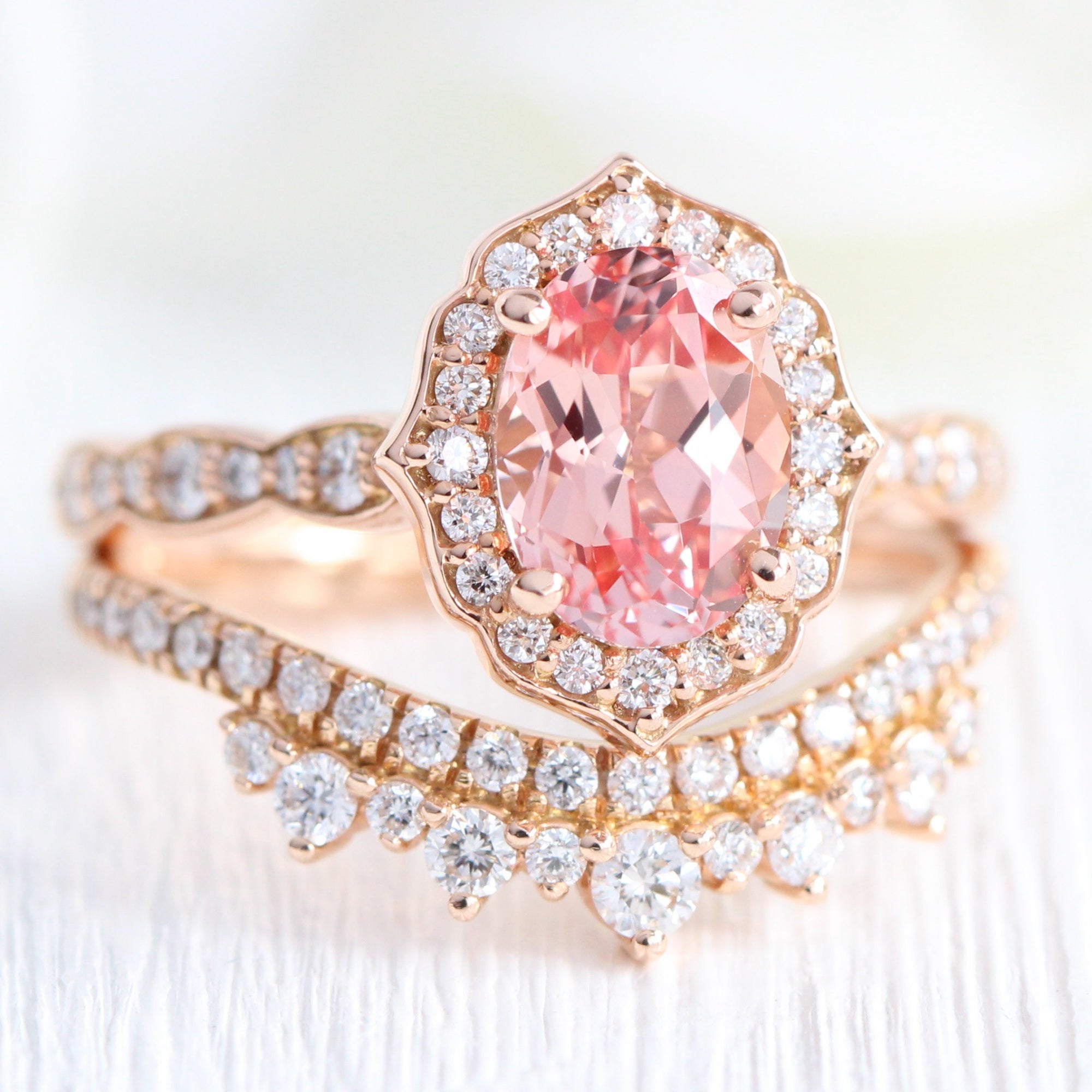 Pink Sapphire Tennis Necklace | Princess Jewelry Shop 10.0 Carats